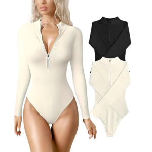 Serene™ Snatched Zip-Up Bodysuit serene bands