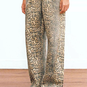 Leopard Print Jeans serene